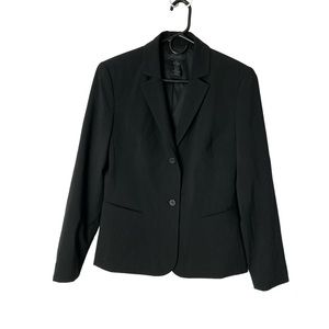 The Limited classic black two button stretch blazer small business workwear